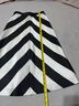 Phoebe Couture Chevron-herringbone Black White Active Skirt Size 4 - photo 5