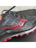 Saucony Solid Black Red Sneakers Size 5 - photo 8