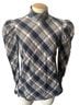Veronica Beard Plaid Multi Color Button-Down Shirt Size 4 - photo 1
