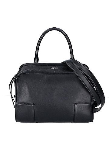 Loewe LOEWE Amazona 180 Small Soft Calf 2-Way Shoulder Bag IDA039AS0X01 Handbag Black Silver Hardware Women's (view 1)