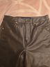 Veronica Beard Brown Faux Leather Pants Size 28 waist - photo 3