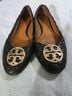 Tory Burch Solid Black Gold Flats Size 9 1/2 - photo 10