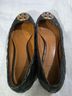 Tory Burch Solid Black Gold Flats Size 9 1/2 - photo 8