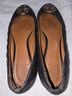 Tory Burch Solid Black Gold Flats Size 9 1/2 - photo 7