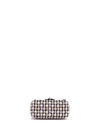 Chanel Pearl Crush Square Flap Bag Quilted Tweed Mini (view 2)