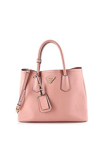 Prada Cuir Double Tote Saffiano Leather Medium (view 1)