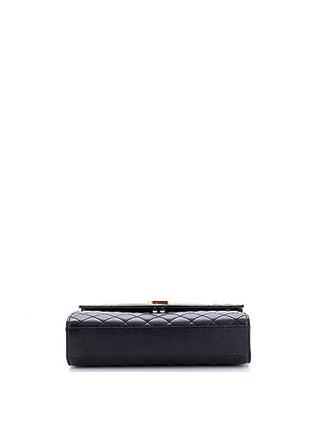 Saint Laurent Classic Monogram Envelope Satchel Mixed Matelasse Leather Medium (view 2)