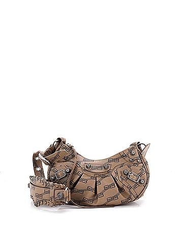 Balenciaga Le Cagole Giant Studs Shoulder Bag BB Monogram Coated Canvas XS (view 1)