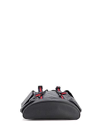 Gucci Double Pocket Buckle Backpack GG Coated Canvas Large (view 2)