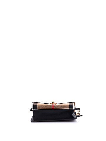 Burberry Macken Crossbody Bag Leather and House Check Canvas Baby (view 2)