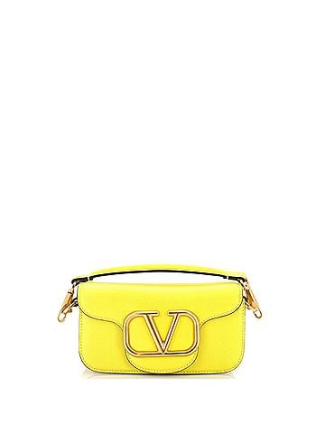 Valentino Garavani VLogo Loco Flap Shoulder Bag Leather Small (view 1)