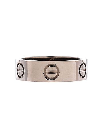 Cartier Love Band Ring 18K White Gold (view 1)