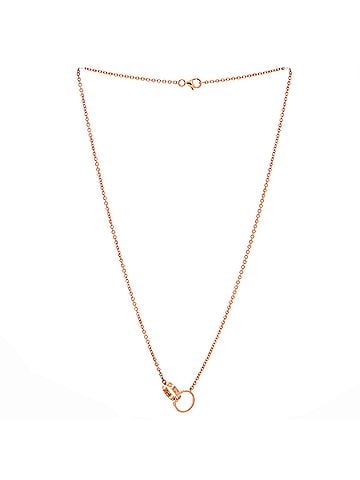 Cartier Love Interlocking Necklace 18K Rose Gold (view 2)