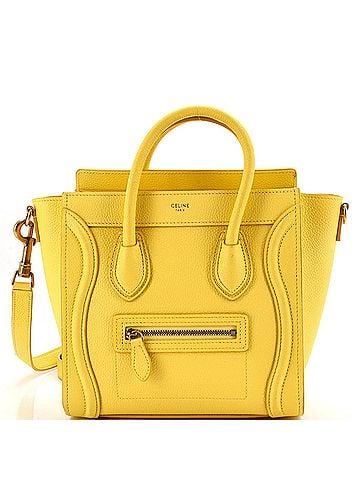 Céline Luggage Bag Grainy Leather Nano (view 1)