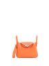 Hermès 100% Leather Orange Lindy Bag Clemence Mini One size - photo 1
