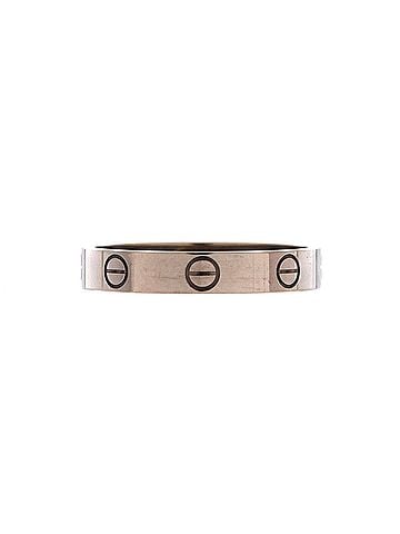 Cartier Love Wedding Band Ring 18K White Gold (view 1)