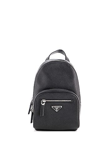 Prada Convertible Sling Backpack Saffiano Leather Mini (view 1)