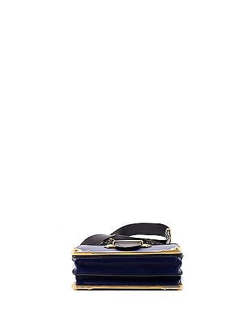 Prada Cahier Crossbody Bag Leather and Saffiano Leather Small (view 2)