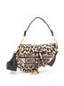 Christian Dior 100% Canvas Plain Brown Saddle Handbag Mizza Embroidered Canvas Medium One size - photo 1