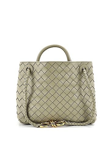 Bottega Veneta Andiamo Top Handle Bag Intrecciato Nappa Small (view 1)