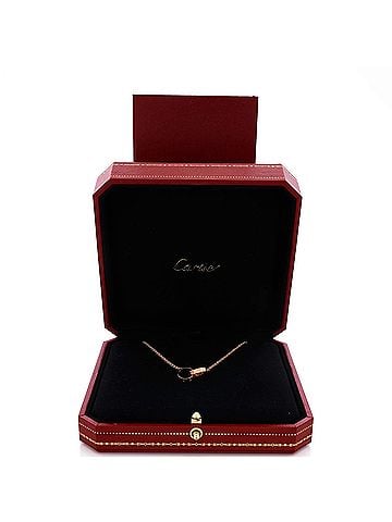 Cartier Love Interlocking Necklace 18K Rose Gold (view 2)