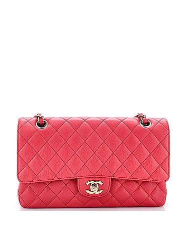 Chanel Classic Double Flap Bag Quilted Caviar Medium (view 1)