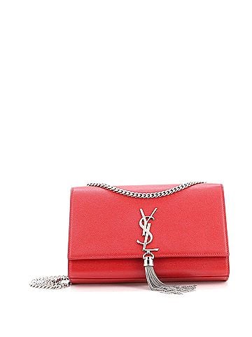 Saint Laurent Classic Monogram Tassel Crossbody Bag Leather Medium (view 1)