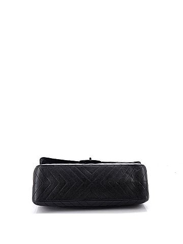 Chanel So Black Reissue 2.55 Flap Bag Chevron Sheepskin 227 (view 2)