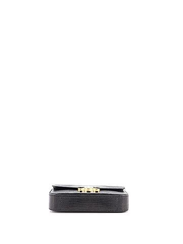 Céline Claude Chain Shoulder Bag Lizard (view 2)