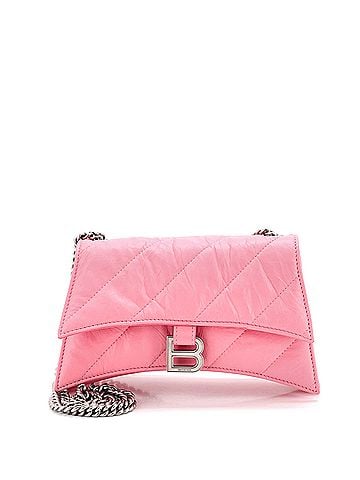 Balenciaga Crush Chain Flap Bag Quilted Crushed Calfskin Small (view 1)