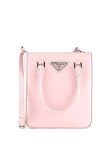 Prada Convertible Tote Brushed Leather Small (view 1)