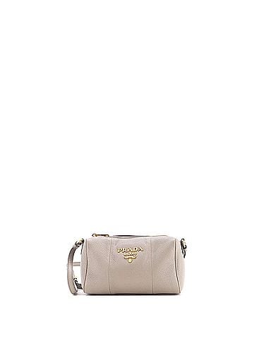 Prada Barrel Crossbody Bag Vitello Phenix Mini (view 1)
