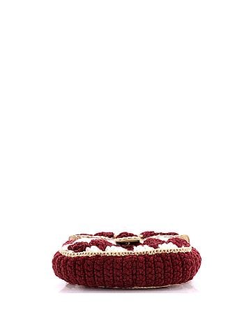 Gucci GG Marmont Flap Bag Knit Houndstooth Wool Small (view 2)