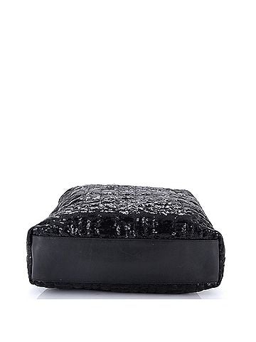Dolce & Gabbana Miss Kristen Tote Sequin Embellished Leather Large (view 2)
