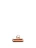 Saint Laurent 100% Leather Tan Sunglass Case Leather Mini One size - photo 2