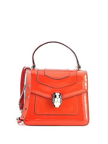 Bvlgari Serpenti Top Handle Bag Patent Small (view 1)