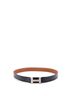 Hermès 100% Leather Black Constance Reversible Belt Leather Wide One size - photo 2