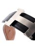 Hermès 100% Leather Black Constance Reversible Belt Leather Wide One size - photo 4