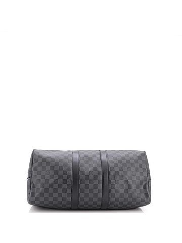 Louis Vuitton Keepall Bandouliere Bag Damier Graphite 45 (view 2)