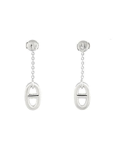Hermès Farandole Drop Earrings Sterling Silver Medium (view 1)