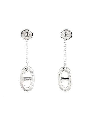 Hermès Farandole Drop Earrings Sterling Silver Medium (view 2)