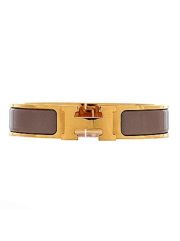 Hermès Clic H Bracelet Enamel Narrow (view 1)