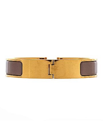 Hermès Clic H Bracelet Enamel Narrow (view 2)