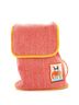 Hermès 100% Wool Red Orange Yellow Les Cabanes Backpack Embroidered Toile One size - photo 1