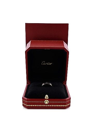 Cartier Love Wedding Band Ring 18K White Gold (view 2)