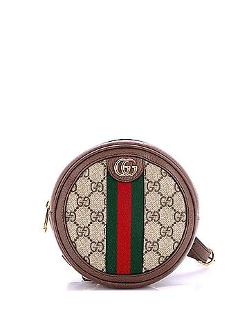 Gucci Ophidia Round Backpack GG Coated Canvas Mini (view 1)