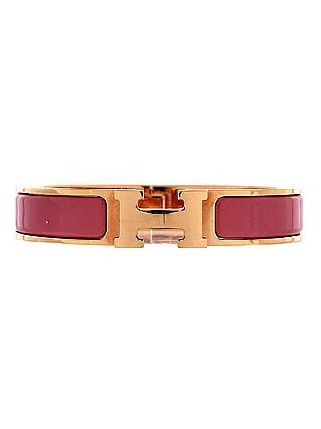 Hermès Clic H Bracelet Enamel Narrow (view 1)