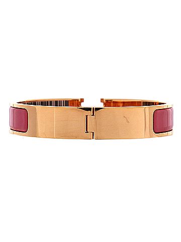 Hermès Clic H Bracelet Enamel Narrow (view 2)