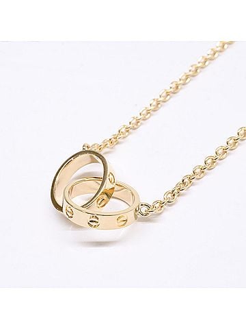 Cartier Cartier Baby Love Pendant Necklace, Yellow Gold, B7212400 750 (Refurbished), Ladies'. (view 1)