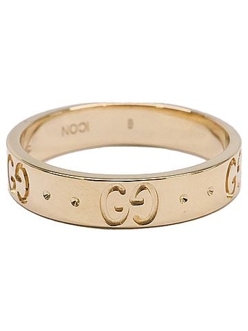 Gucci GUCCI (Gucci) Refurbished 18K GG Icon Slim Ring, Yellow Gold, Women's (view 1)